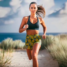 Load image into Gallery viewer, Tropicali Women’s Compression Shorts – 5" No-Ride-Up Athletic Shorts with Leg Grippers, High-Rise Waist, Pockets | Anti-Chafe, Quick-Dry Fit for Running, CrossFit, Spartan, Triathlon, Volleyball