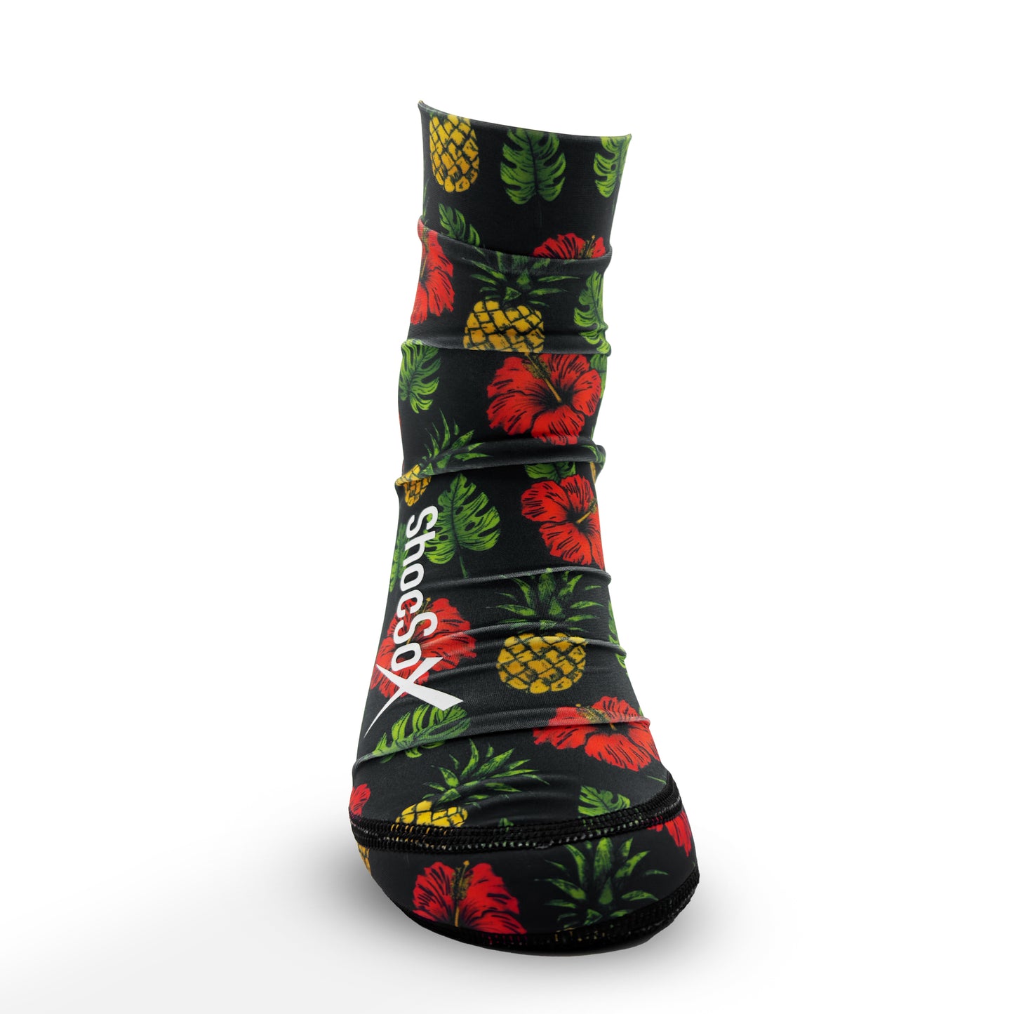 Pineapple Hibiscus Kevlar Sand Socks for Beach Volleyball Sand Soccer and All Beach Sports