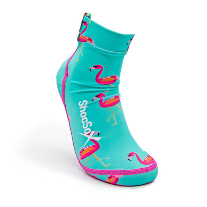 Flamingo Beach Volleyball and Sand Soccer Sand Socks With Kevlar Sole