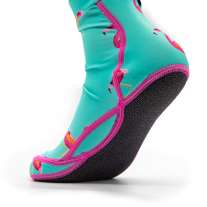Flamingo Beach Volleyball and Sand Soccer Sand Socks With Kevlar Sole