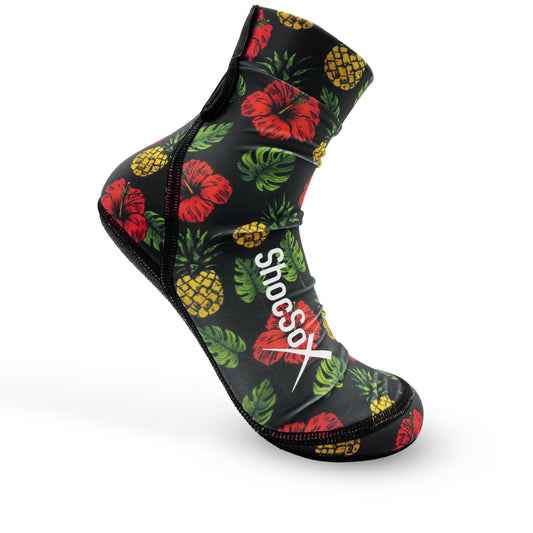 Pineapple Hibiscus Kevlar Sand Socks for Beach Volleyball Sand Soccer and All Beach Sports