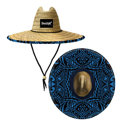 Beach Straw Hat 360 Degree Sun Protection – ShocSox display picture 3