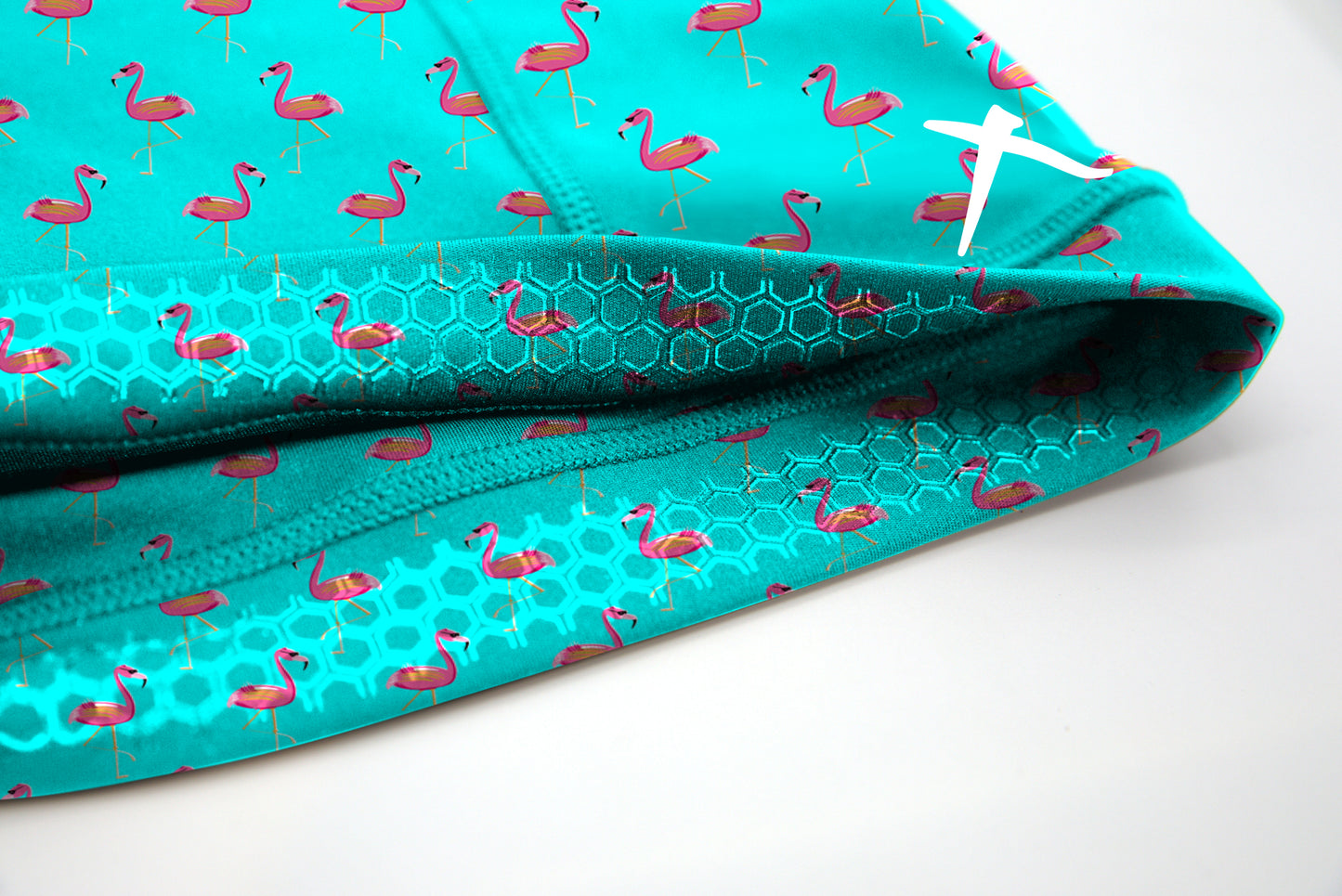 Flamingo Women’s  Running Compression Shorts – 5" No-Ride-Up Running Shorts with Leg Grippers, High-Rise Waist, Pockets | Anti-Chafe, Quick-Dry Fit for Running, Spartan and Triathlon