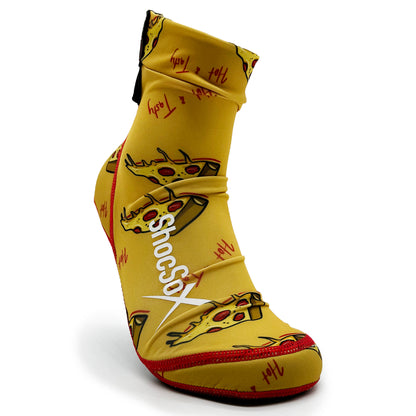 Pizza Beach Volleyball and Sand Soccer Sand Socks With Kevlar Sole
