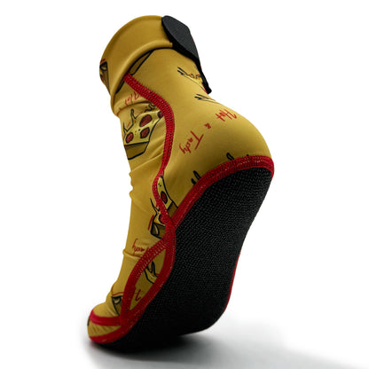 Pizza Beach Volleyball and Sand Soccer Sand Socks With Kevlar Sole