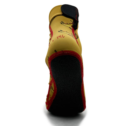 Pizza Beach Volleyball and Sand Soccer Sand Socks With Kevlar Sole