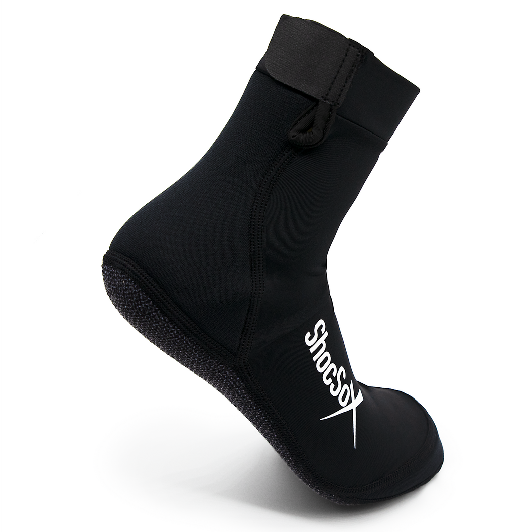 Black Beach Volleyball and Sand Soccer Sand Socks With Kevlar Sole