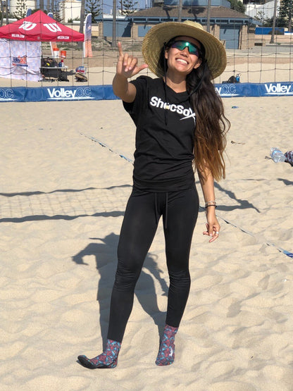 Baja Beach Beach Volleyball and Sand Soccer Sand Socks With Kevlar Sole