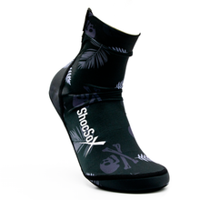 Load image into Gallery viewer, Black Aloha Beach Volleyball and Sand Soccer Sand Socks With Kevlar Sole

