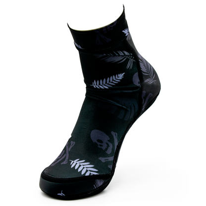 Black Aloha Beach Volleyball and Sand Soccer Sand Socks With Kevlar Sole