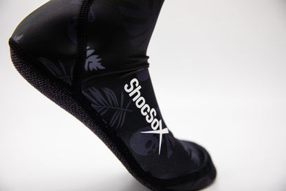 Black Aloha Beach Volleyball and Sand Soccer Sand Socks With Kevlar Sole